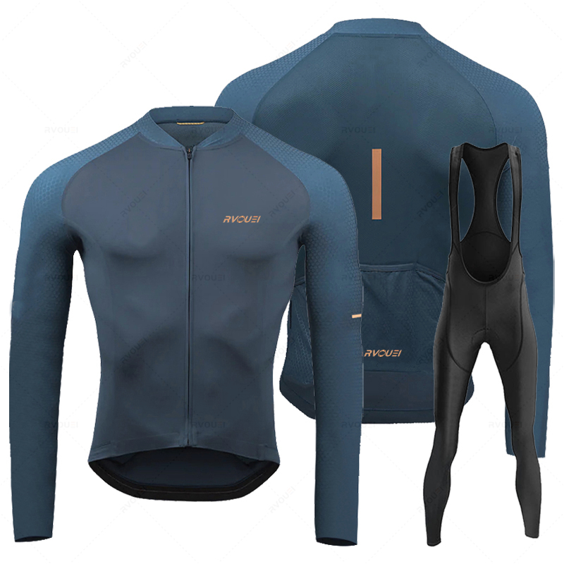 Cycling Gear Brands - Rvouei Oddychająca koszulka kolarska z długim
