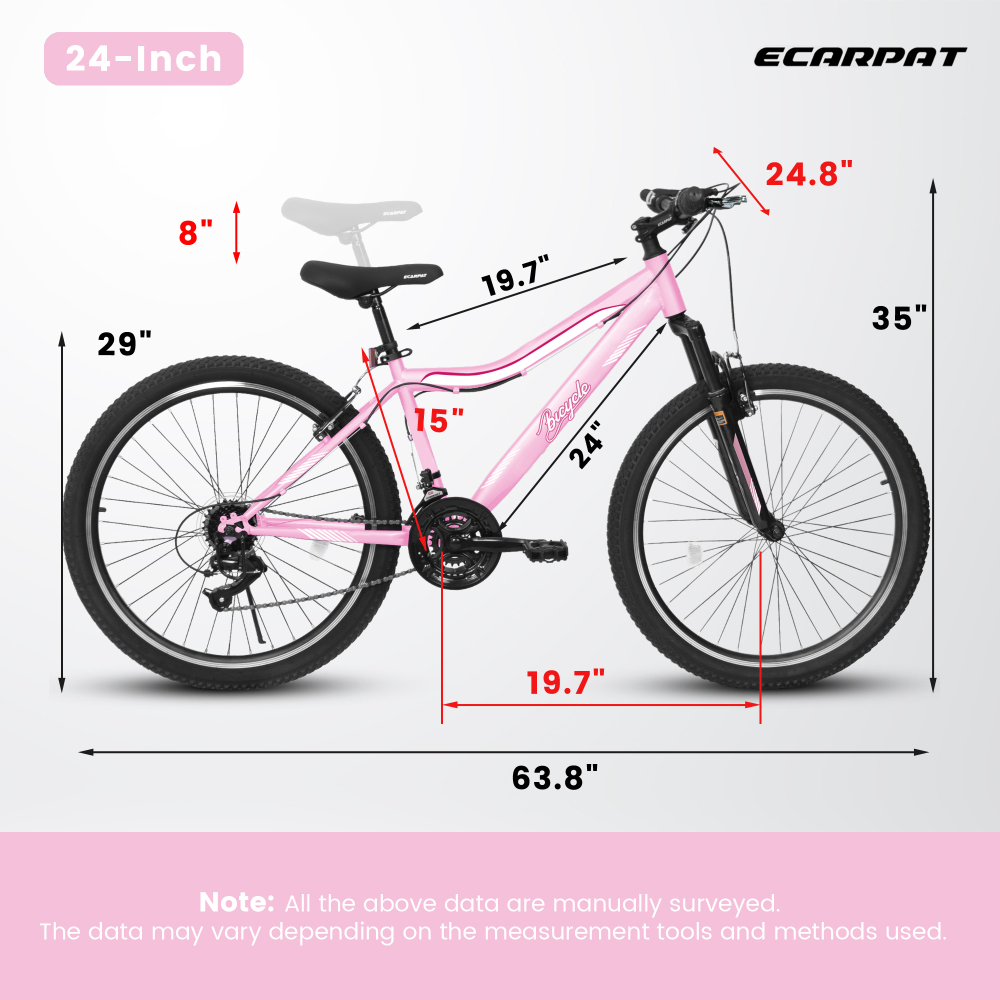 Carbon Bike Frame - Rower górski 24/26 cali dla mężczyzn,