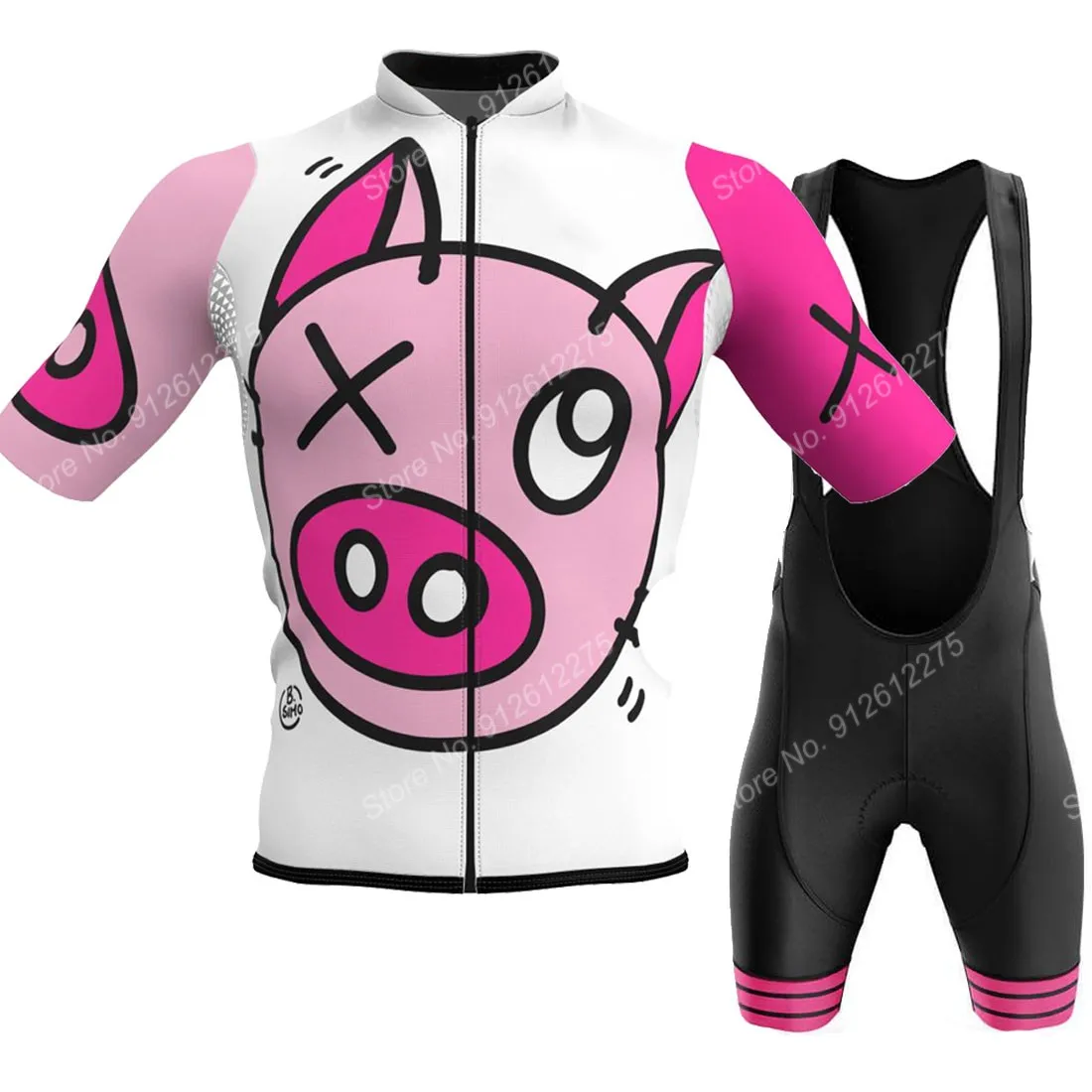 Zestaw Cartoon Comic Pig 2023  – Cycling Gear Jersey recenzja i cena