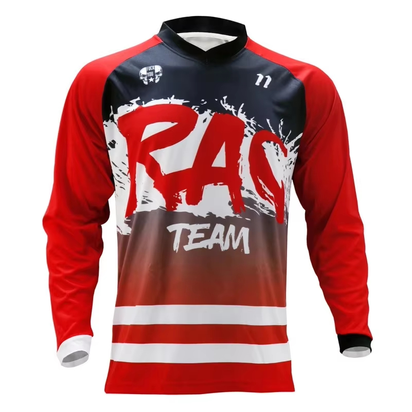 Koszulka rowerowa MTB z długim – Cycling Gear Jersey recenzja i cena